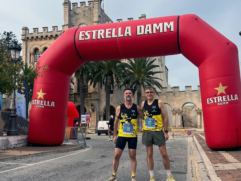 El medio maratón de Menorca recibe a Ciri y Carlos
